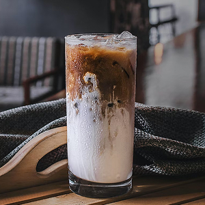 Picture of iced creamy latte
