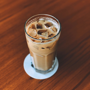 Picture of vegan iced latte